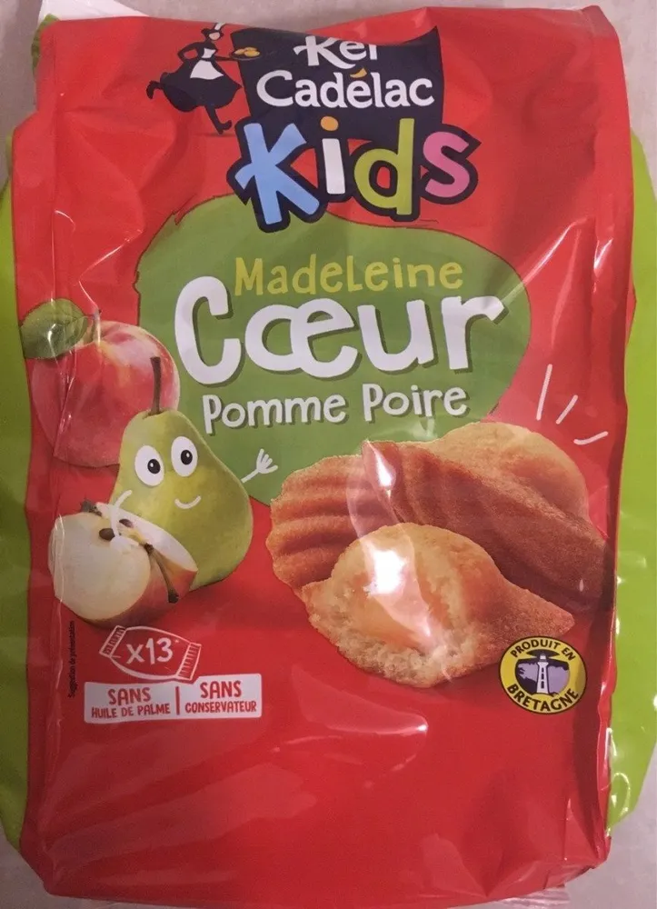 Madeleine Cœur Pomme Poire