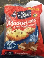 Madeleines Extra Moelleuses Chocolat au Lait