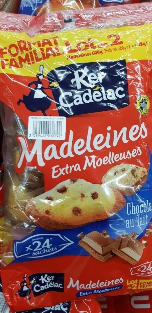 Madeleines extra moelleuse