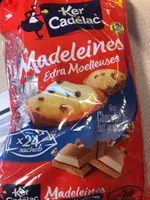 Madeleines Extra Moelleuses Goût Chocolat au Lait Praliné