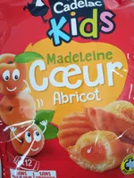Madeleine cœur abricot