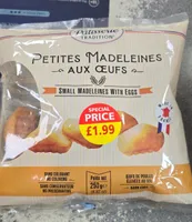 Petites madeleines aux œufs
