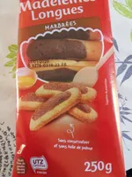 Madeleines longues marbrés