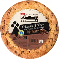 Gâteau breton aux pépites de chocolat - Le Guillou