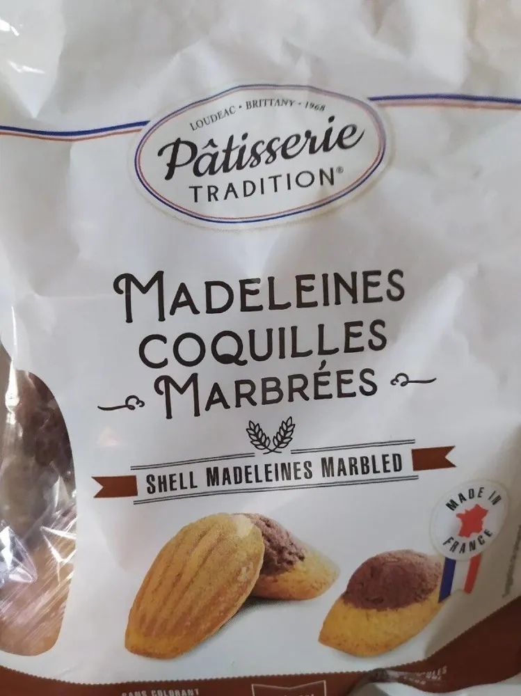 Madeleines coquilles marbrées