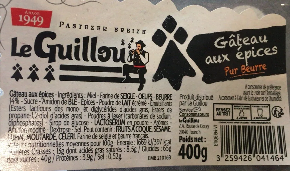 Gateau aux epices