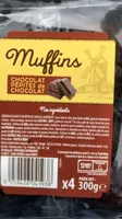 Muffins chocolat pepites de chocolat