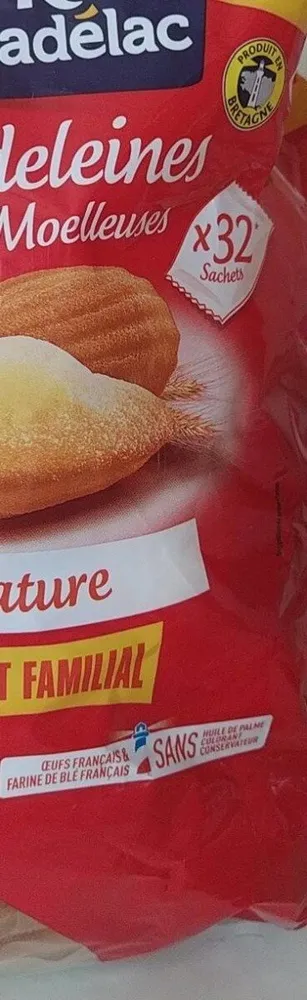 Madeleines extra moelleuses nature