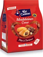 Madeleines Coeur pâte à tartiner