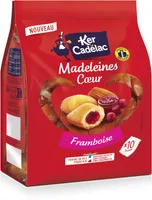 Madeleines Cœur Framboise