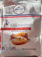 Madeleines aux pepites de chocolat