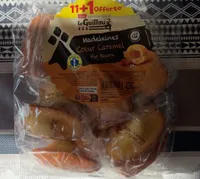 Madeleines Coeur Caramel Pur Beurre