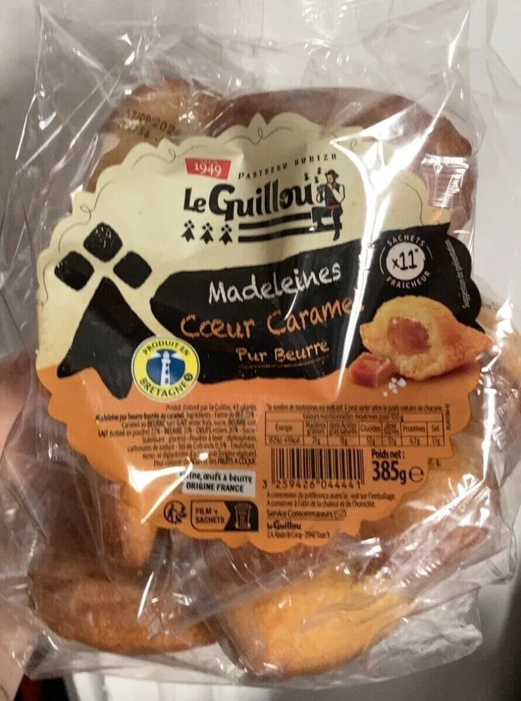 Madeleines Coeur Caramel