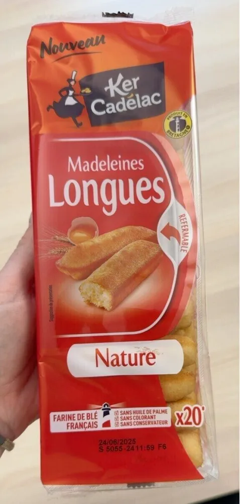 Madeleines longues