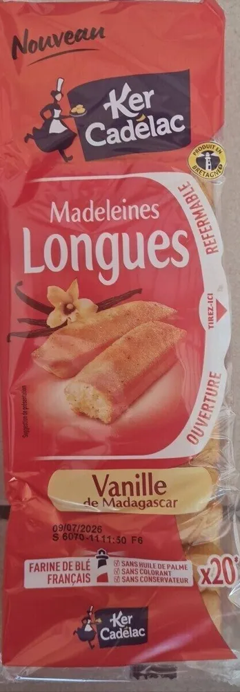 Madeleines longues
