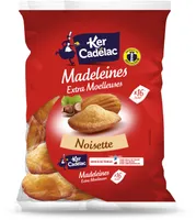 Madeleines Extra Moelleuses Noisette