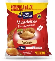 Madeleines Extra Moelleuses Noisette