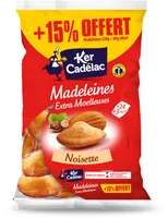 Madeleines Extra Moelleuses Noisette
