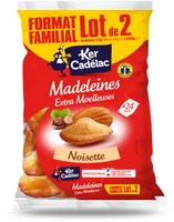 Madeleines Extra Moelleuses Noisette