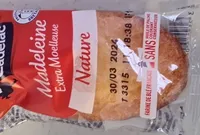 Madeleine extra moelleuse Nature