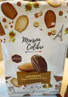 Madeleine noisette coque chocolat au lait