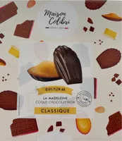 Madeleine coque chocolat noir