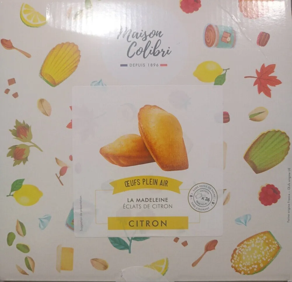 Madeleines citron
