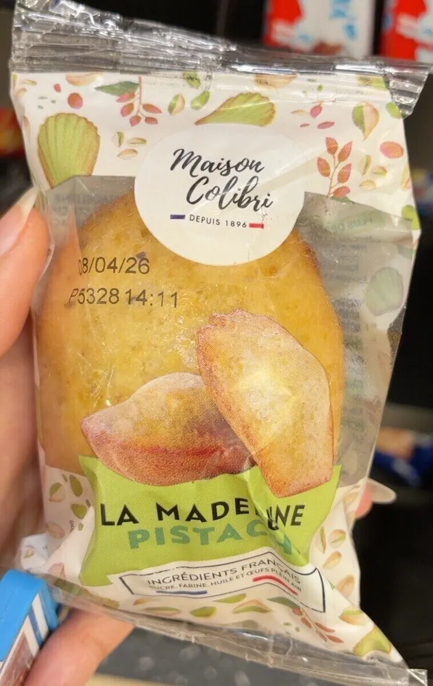 Madeleine pistache