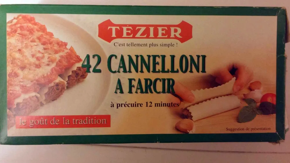 42 Cannelloni à farcir