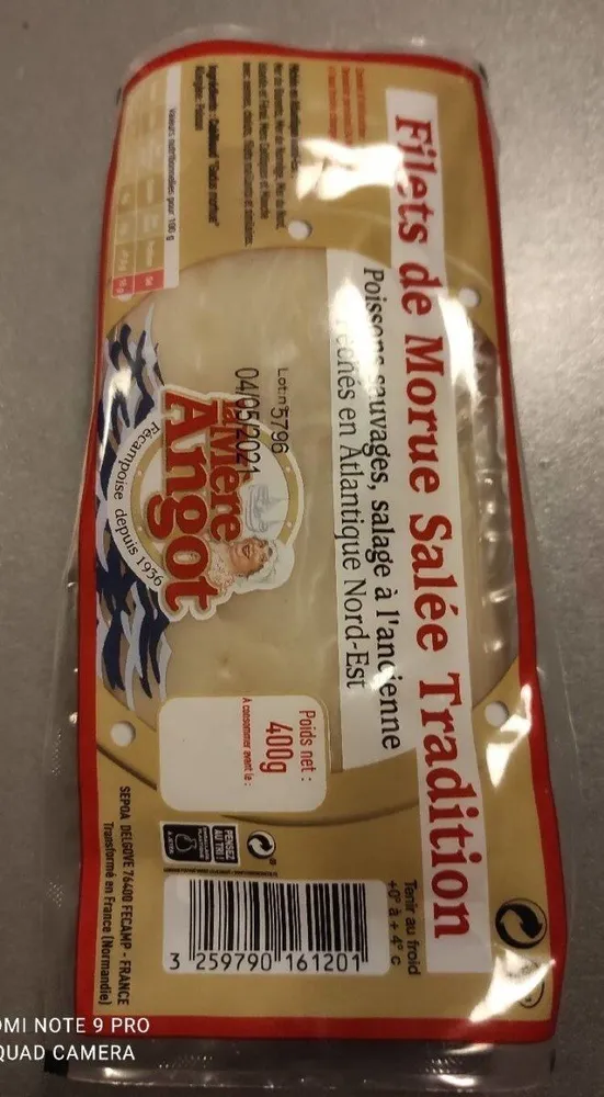 Filets de morue salée tradition