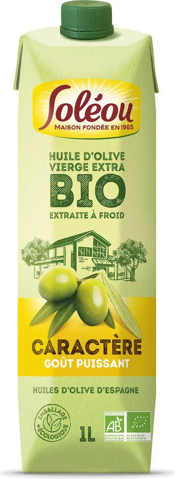 HUILE OLIVE VIERGE EXTRA BIO