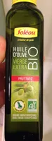 Huile d'olive vierge extra fruttato biologique SOLEOU, bouteille de