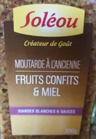 Moutarde a l'ancienne fruit confits et miel