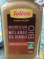 Moutarde de Dijon biologique aux épices mélange du diable