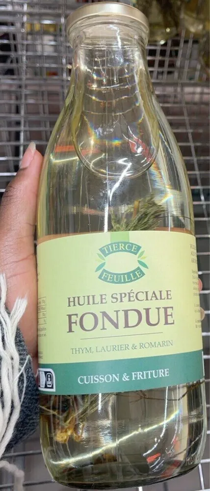 Huile spéciale fondue