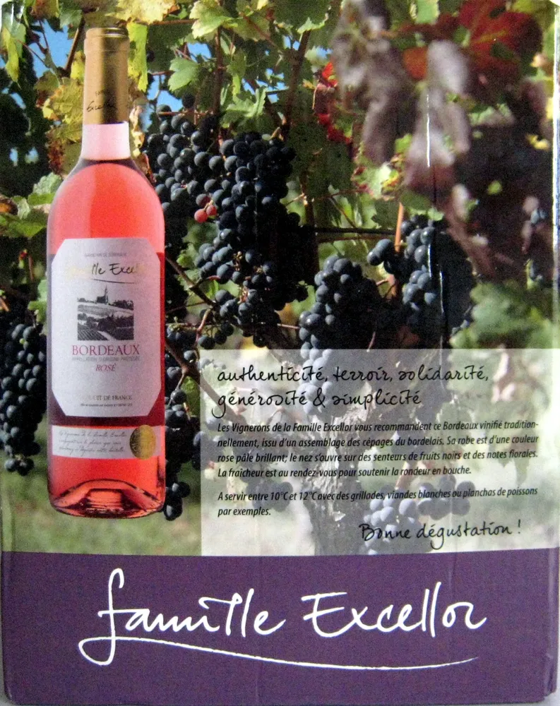 Bordeaux rosé AOP Famille Excellor