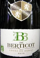 Côtes de Duras AOC 2012 Blanc Sec Bio BB de Berticot