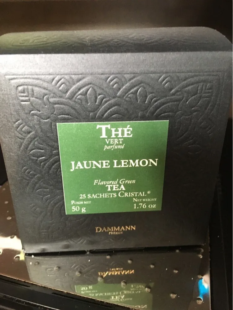Thé vert parfumé jaune Lemon