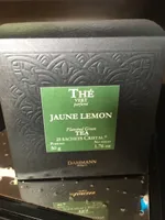 Thé vert parfumé jaune Lemon