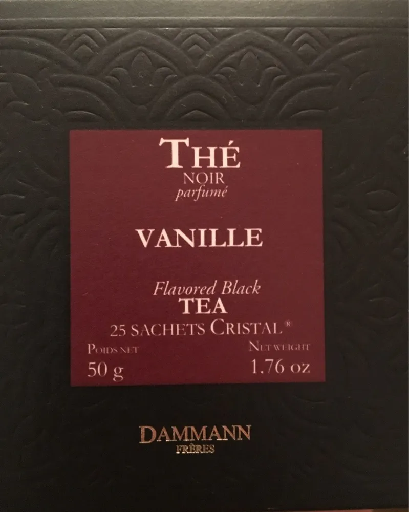 Thé noir vanille