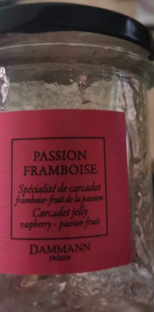Gelée passion framboise