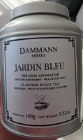 Thé noir jardin bleu