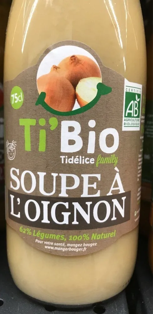 Soupe a l'oignon bio
