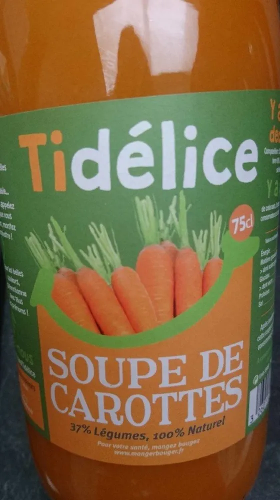 Soupe de carottes