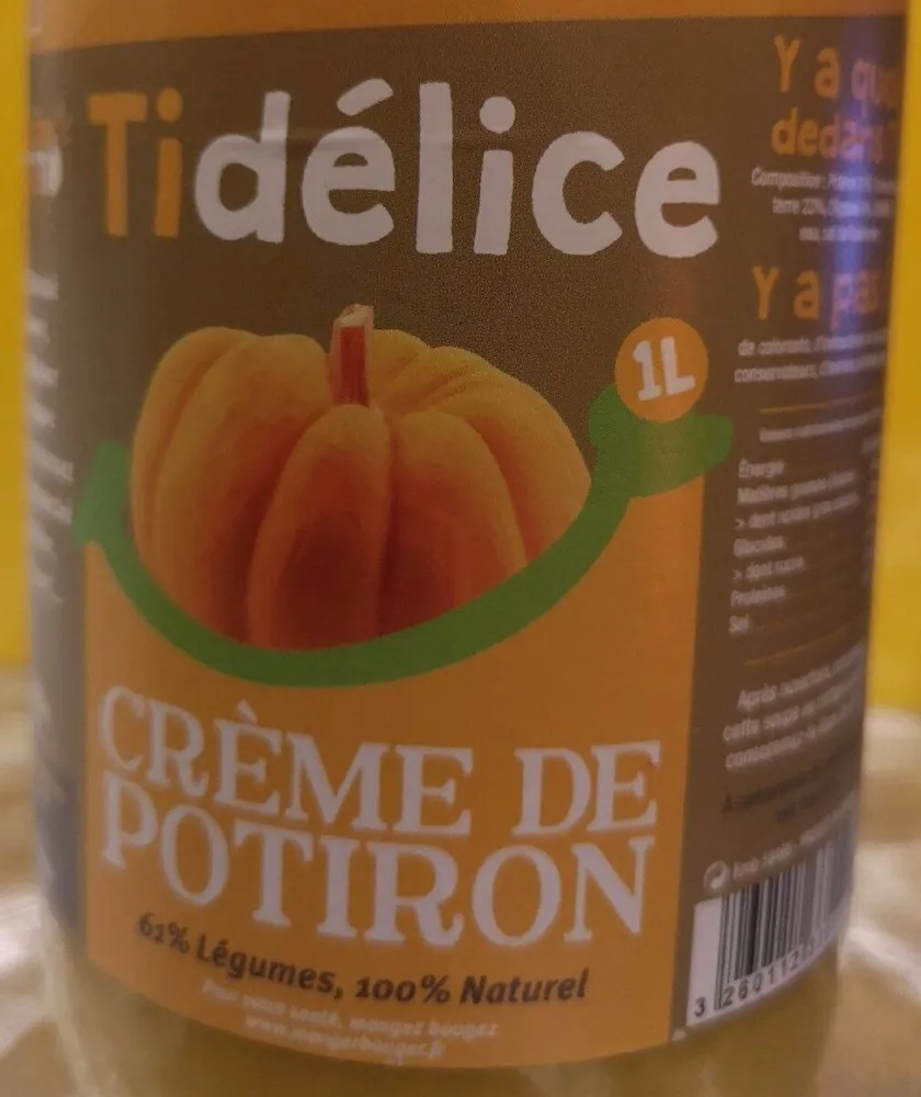 Crème de potiron