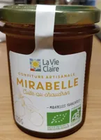 Confiture artisanale de mirabelles cuite au chaudron