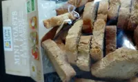 Mini toasts à la farine de blé complet