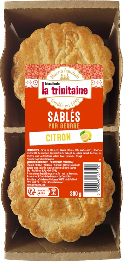 Les sablés bretons pur beurre au citron