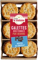 Galettes bretonnes pur beurre aux pépites de chocolat