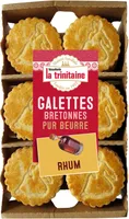 Galettes bretonnes pur beurre au rhum
